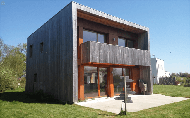Maison ossature bois bioclimatique