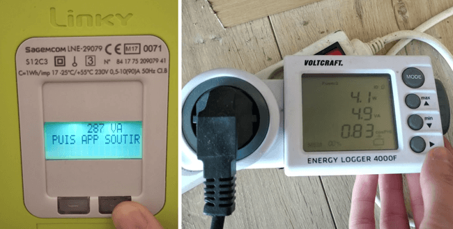 mesurer consommation électrique