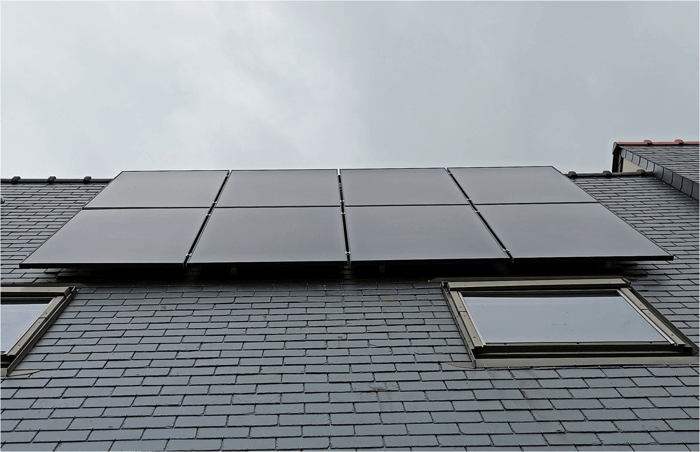 3 kWc de panneau solaire en toiture