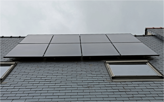 3 kWc de panneau solaire en toiture