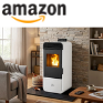 Poêle à granulés étanche Izedia 13,8 kW Blanc Sannover