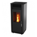 Poêle à granulés étanche CALLIOPÉ 8 kW Noir - RT2012/ RE2020 - Supra