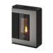 Poêle à granulés étanche Arco 9 Bi-Flux Titanium - 9 kW - FreePoint