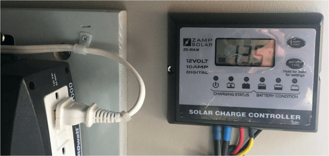 controleur batterie panneau solaire autonome