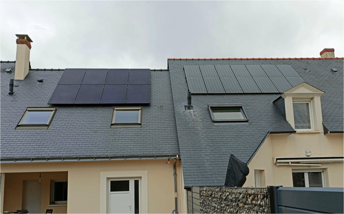 deux installations photovoltaïques de 3 kWc