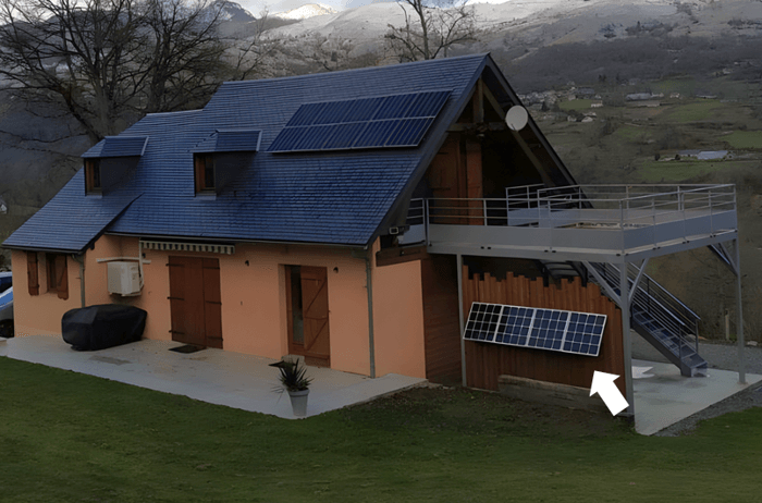 installation panneau solaire mur