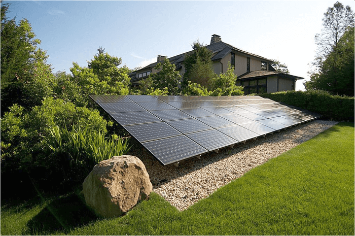 installation solaire photovoltaïque au sol