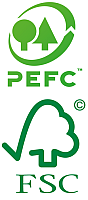 labels pefc fsc