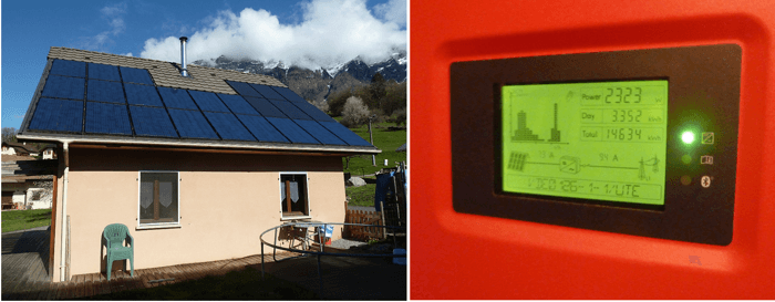monitoring panneau solaire