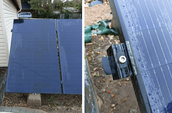 nettoyage pluie kit panneau solaire brancher prise 230V