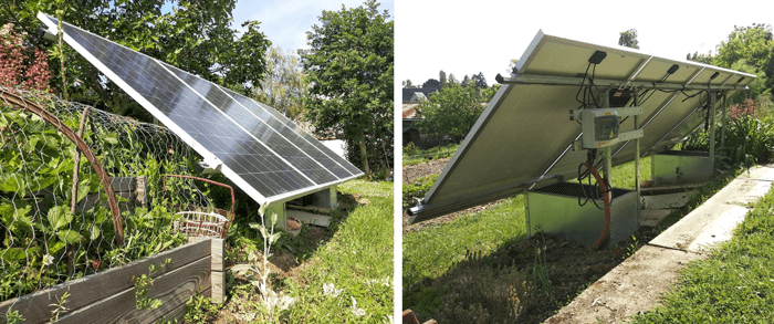 panneau solaire jardin