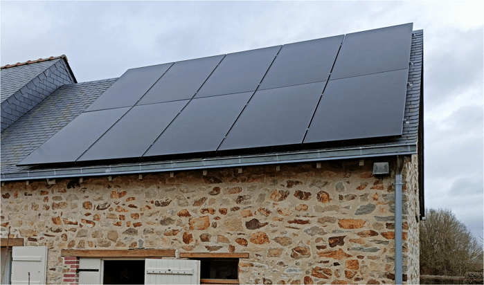 panneau solaire pv en toiture
