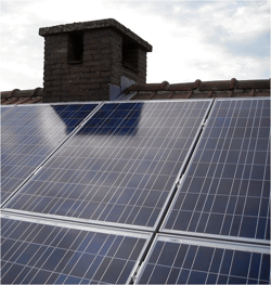 panneau solaire sur toiture
