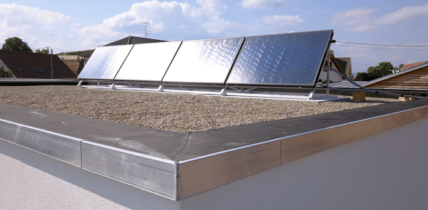 panneau solaire thermique toit plat