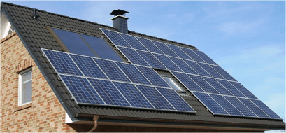 panneaux solaires photovoltaïques sur toiture
