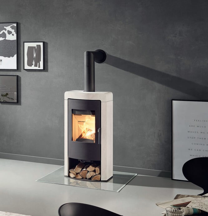 poêle à bois à régulation automatique rika