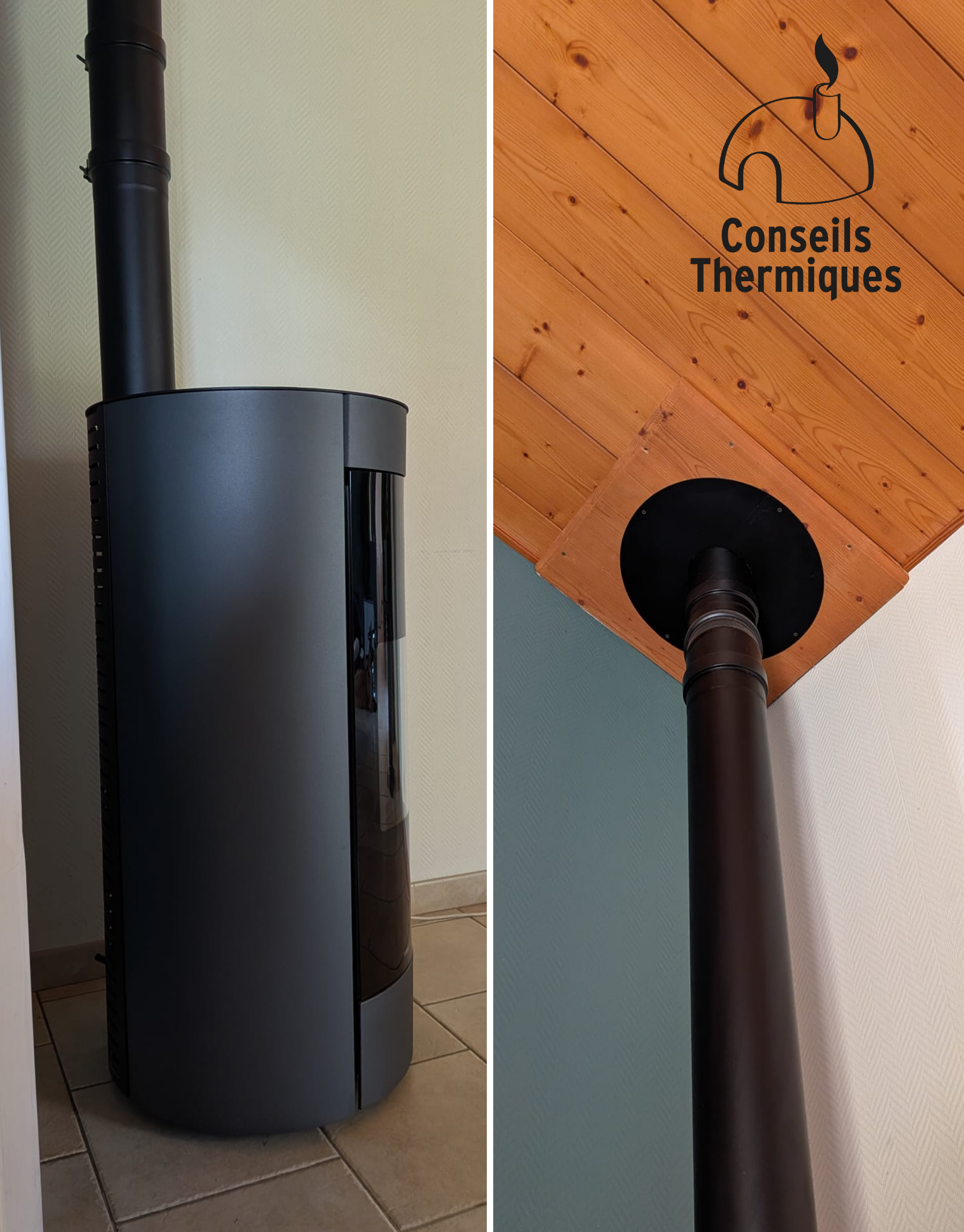 installation poele granule turbo fonte ruben