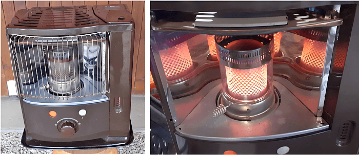 Chauffage D'appoint Au Pétrole Portable 1,5 L - Réchaud De Camping, Chauffage Tente, Autonome 11 Heures