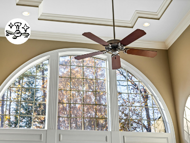 ventilateur plafond grande hauteur sous plafond
